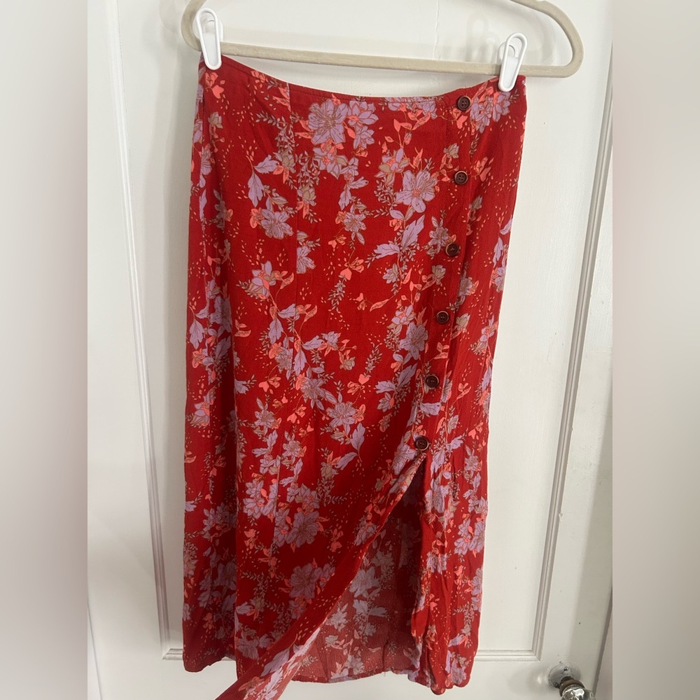 Free People Retro Love Midi Skirt - Picture 3 of 8